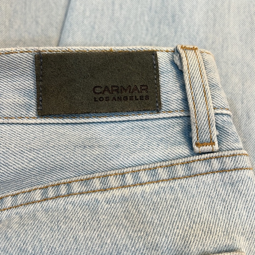 Carmar mid rise jeans cropped and ripped Size 26 - Picture 3 of 5
